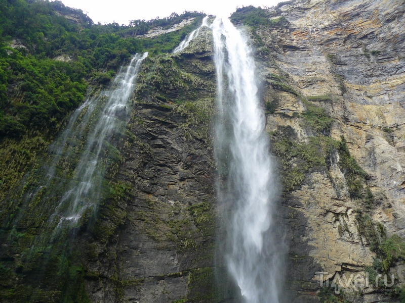 Un gran viaje a América del Sur. Перу. Амазонас. Водопад Гокта - третий по высоте в мире / Перу