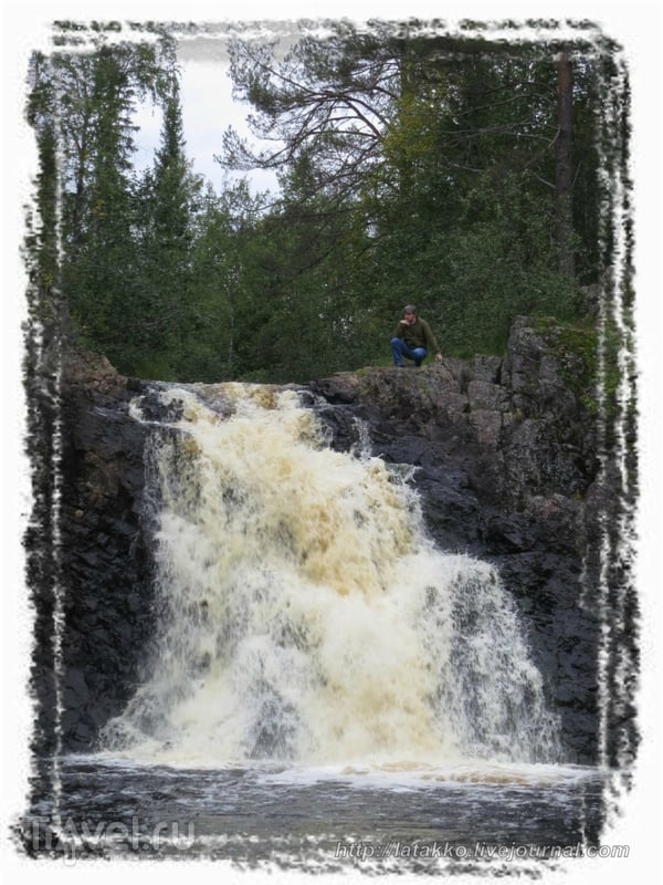 Водопад Комуланкёнгяс (Komulanköngäs) / Финляндия