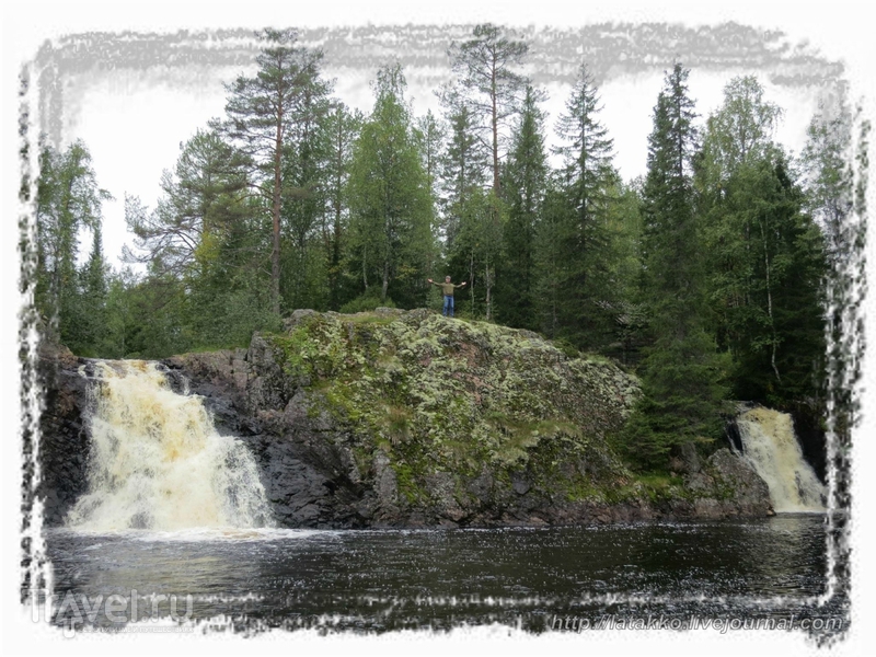 Водопад Комуланкёнгяс (Komulanköngäs) / Финляндия