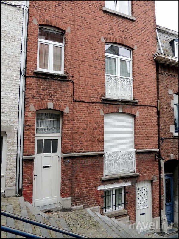 Улица-лестница в Льеже / Бельгия