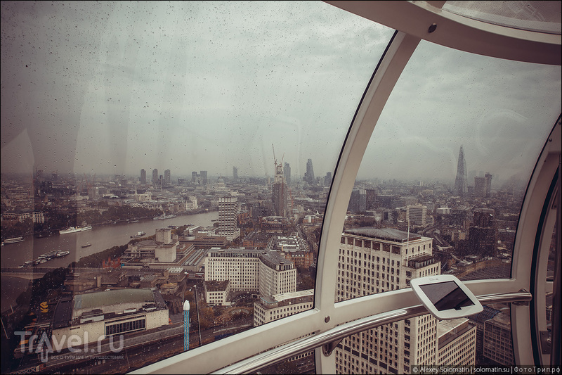 Лондон с колеса обозрения The London Eye / Великобритания
