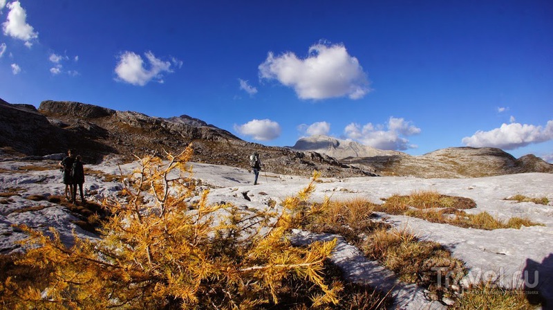 Südtirol, Indian Summer in the Dolomites.  Lavarella  Lagazuoi /   