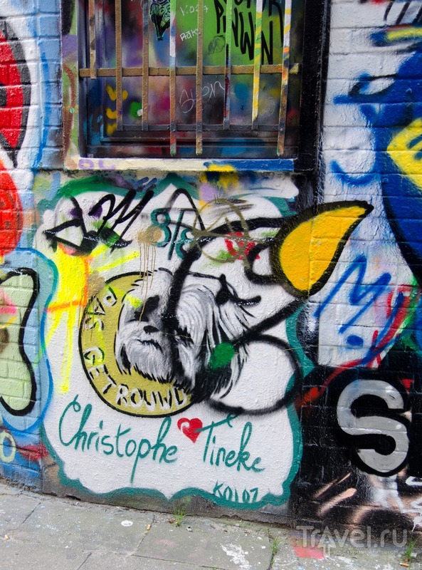 Улочка граффити в Генте / Бельгия