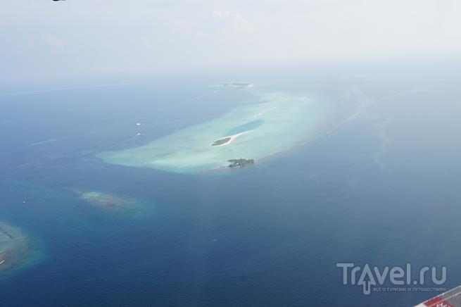 Остров Курамати. Прибытие. Виды сверху / Мальдивы