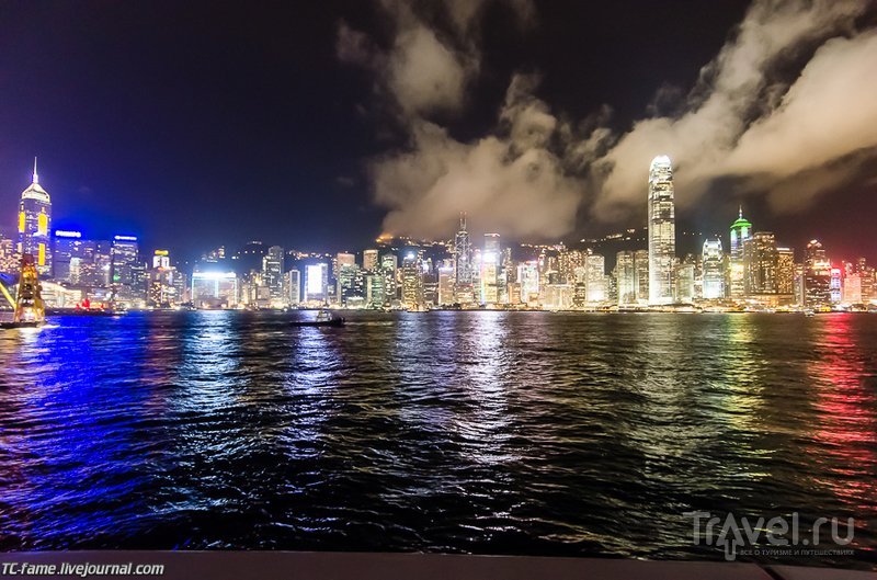 Гонконг. Лазерное шоу "Симфония огней" / Фото из Гонконга