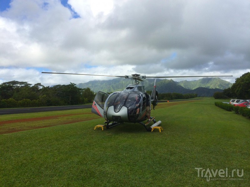Вертолетом по Гавайям. Обзорный полет над о.Кауаи / США