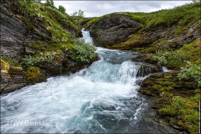 Around the Norge. Aurlandsvegen. Снежная дорога / Фото из Норвегии