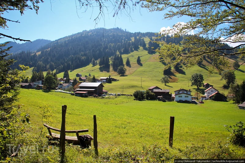 Необычная швейцарская деревня / Фото из Швейцарии