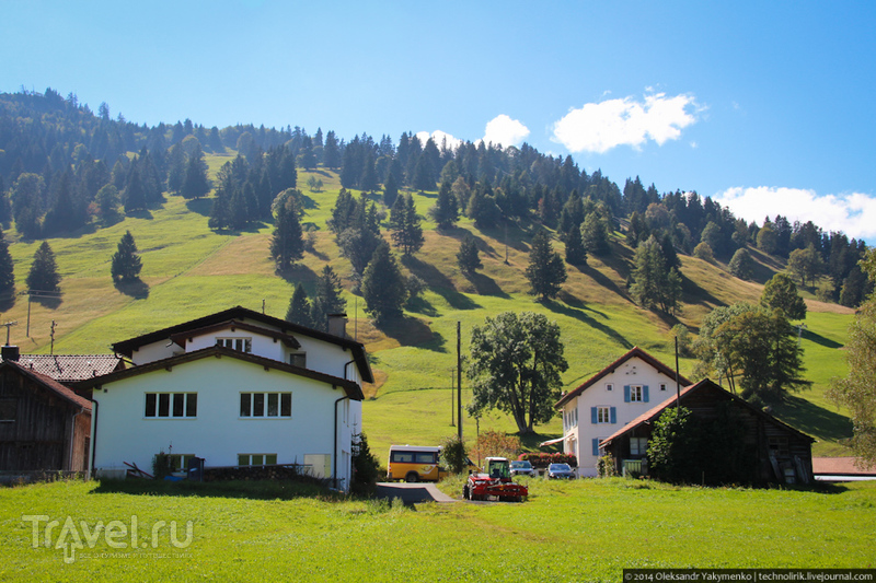 Необычная швейцарская деревня / Фото из Швейцарии