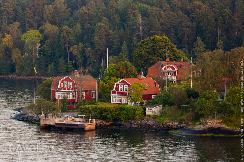 Швеция с борта морского лайнера / Фото из Швеции