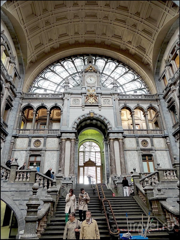 Антверпен. Центральный вокзал / Фото из Бельгии