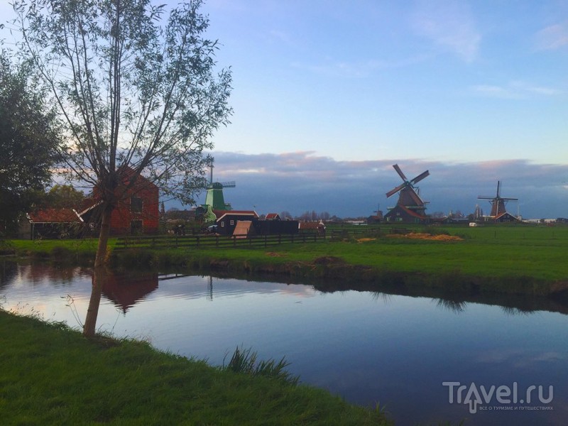 Ветряные мельницы в Заансе-Сханс / Нидерланды