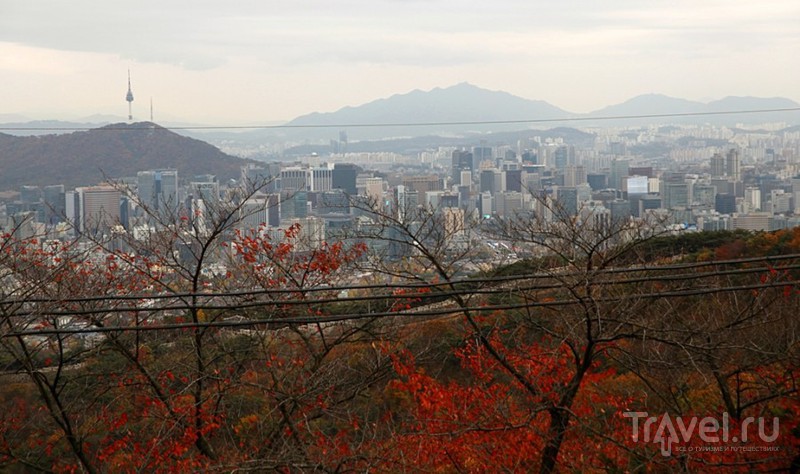 Взглянуть на осенний Сеул с высоты / Южная Корея