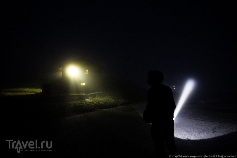 Ночь на перевале Сен-Готтард / Фото из Швейцарии