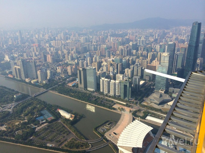 Гуанчжоу с высоты птичьего полета / Китай