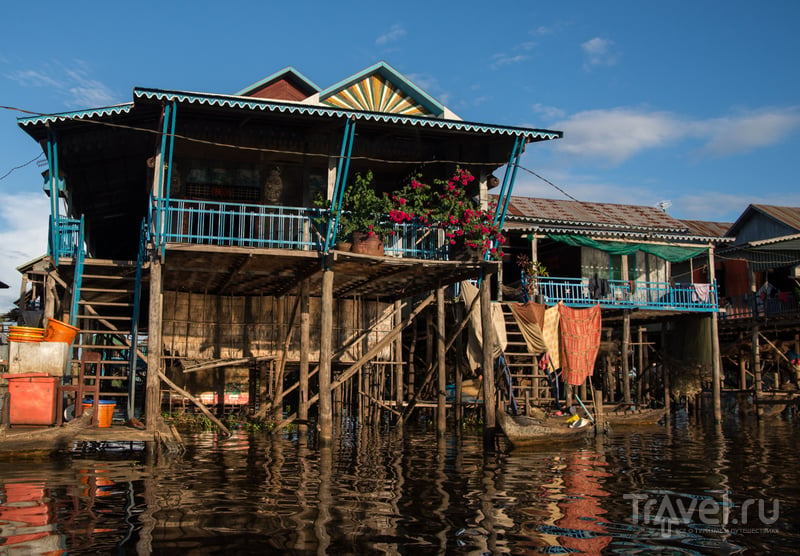Кампонг Плук. Деревня на сваях на озере Тонле Сап / Фото из Камбоджи