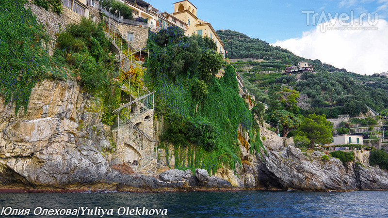 Амалфитана - уголок итальянского рая, виды с моря / Фото из Италии