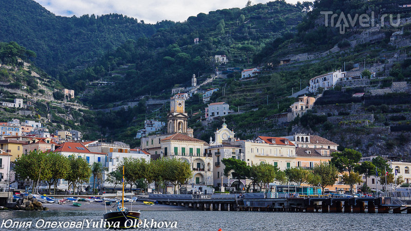 Амалфитана - уголок итальянского рая, виды с моря / Фото из Италии