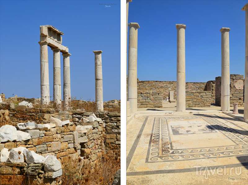 Делос - святилище Аполлона / Фото из Греции
