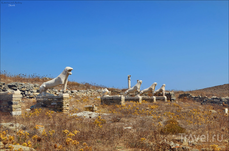 Делос - святилище Аполлона / Фото из Греции