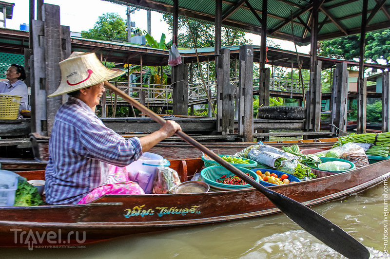 Плавучий рынок Дамноен Садуак / Таиланд