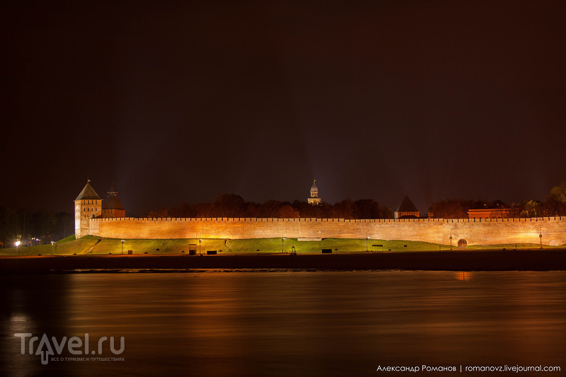 Ночной Великий Новгород / Фото из России