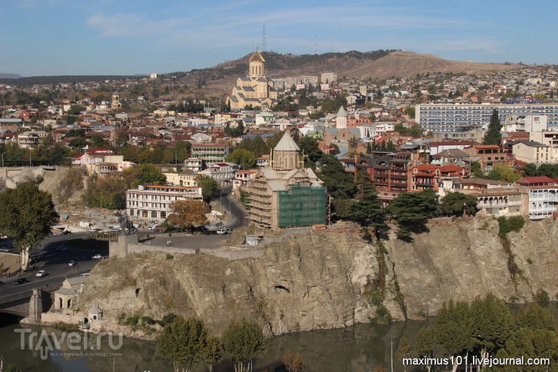 Тбилиси и его крепость Нарикала / Грузия