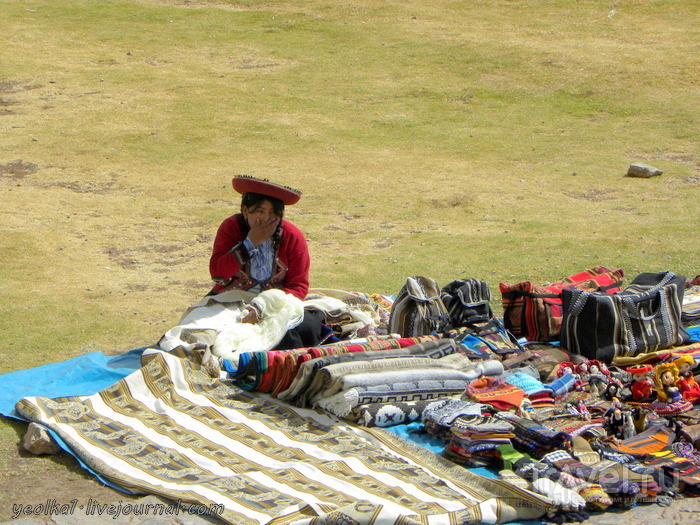 Un gran viaje a America del Sur. Перу. Valle Sagrado. Чинчеро, рынок - оторваться по-полной / Перу