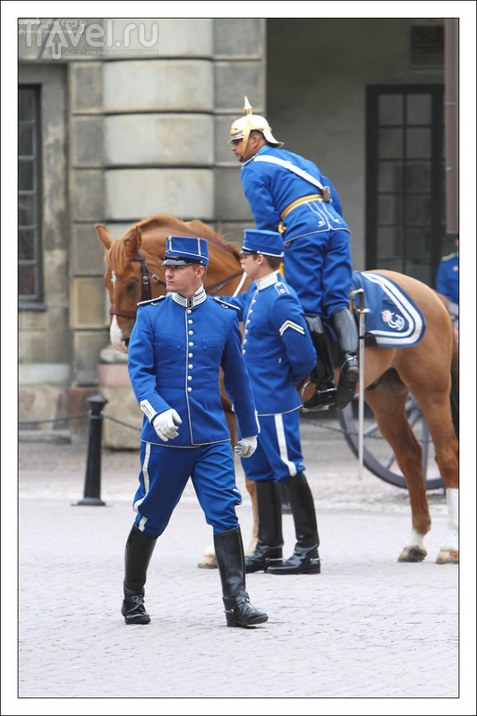 Стокгольм: королевская гвардия Швеции / Фото из Швеции