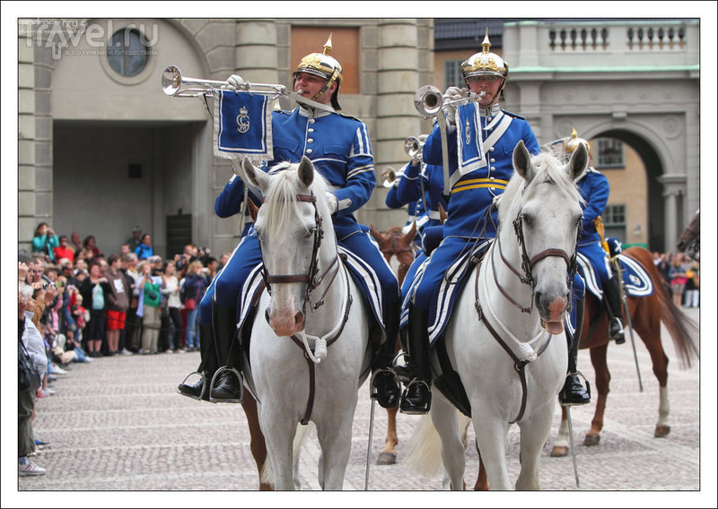 Стокгольм: королевская гвардия Швеции / Фото из Швеции