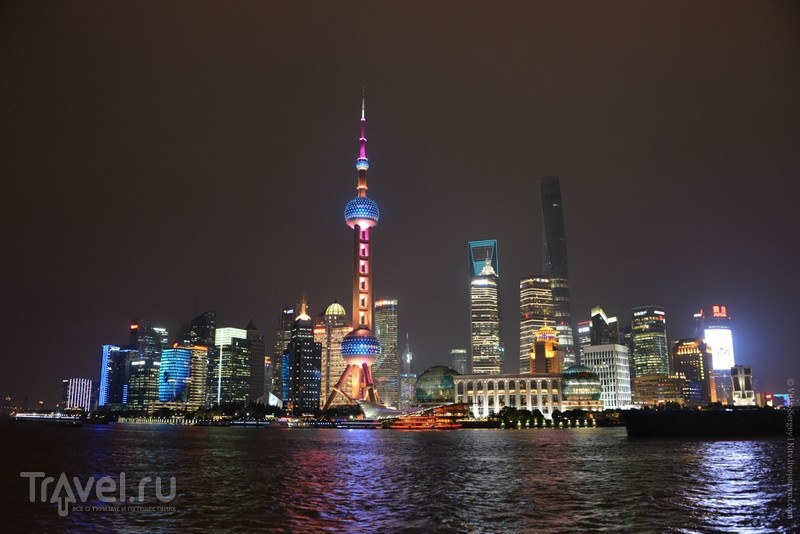 Виды ночного Шанхая / Фото из Китая