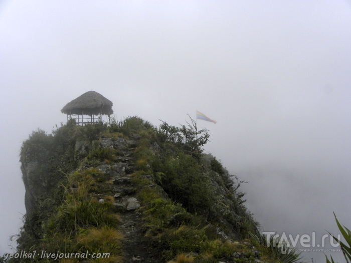 На вершине Мачу Пикчу / Фото из Перу