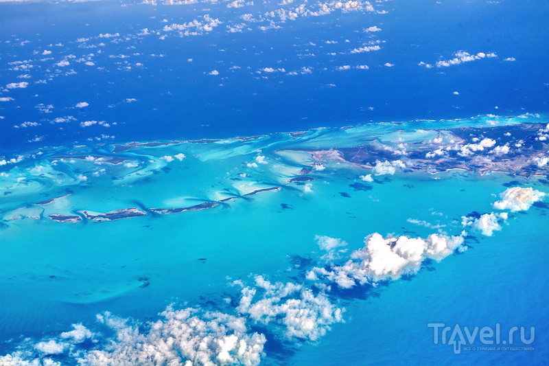 Багамы с высоты 10000 метров! / Багамские острова