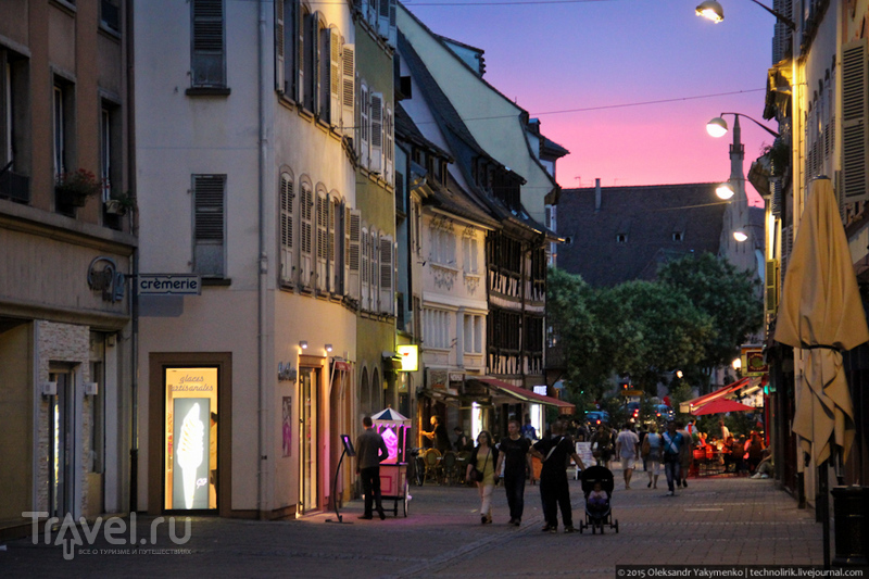 Ночной Страсбург / Фото из Франции