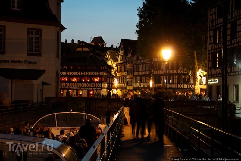 Ночной Страсбург / Фото из Франции