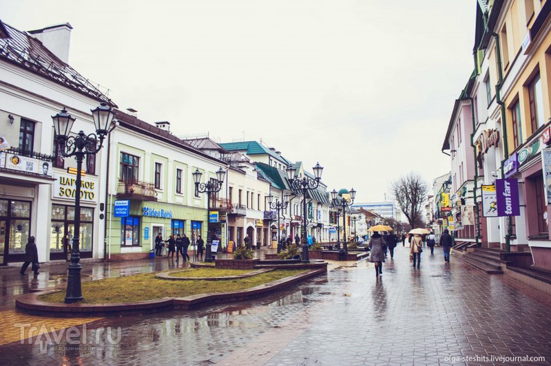 Дождливый предрождественский Брест / Белоруссия