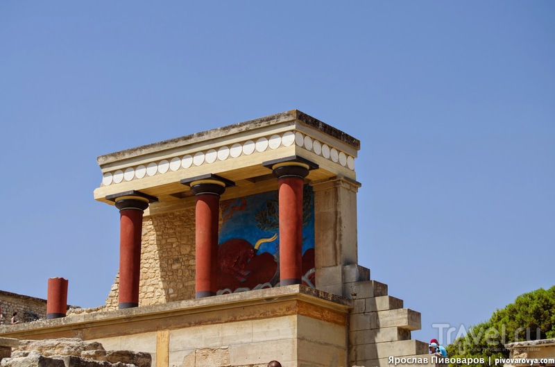 Кносский дворец на острове Крит / Греция