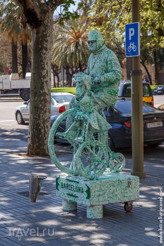 Уличные артисты Барселоны / Испания