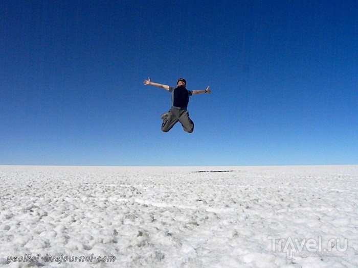 Un gran viaje a America del Sur. Боливия. Салар де Уюни - самая близкая к Космосу соляная пустыня / Боливия
