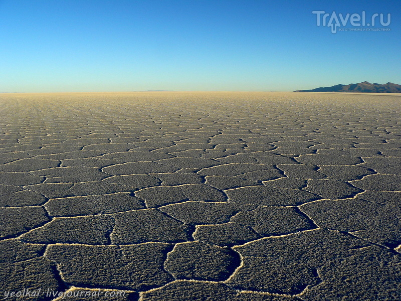 Un gran viaje a America del Sur. Боливия. Выход в космос. Закат на Салар де Уюни / Фото из Боливии