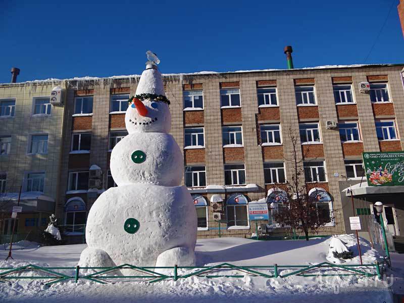 Самый большой снеговик в России / Россия