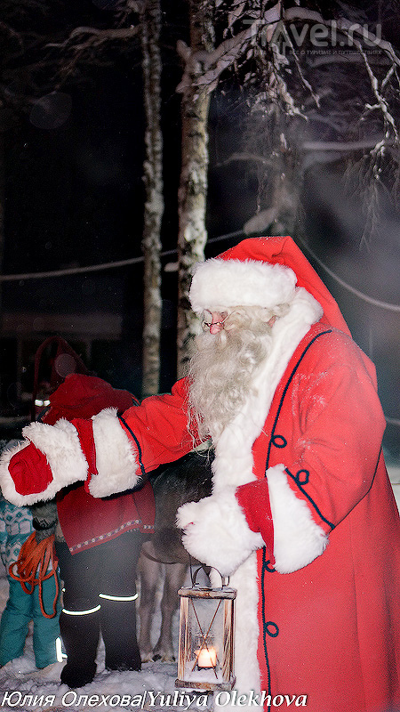 В гостях у Санта Клауса в его таежном домике / Фото из Финляндии
