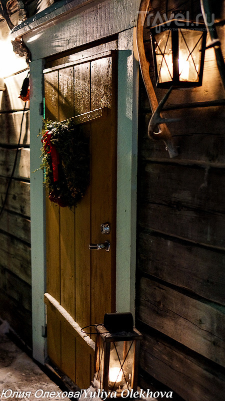 В гостях у Санта Клауса в его таежном домике / Фото из Финляндии