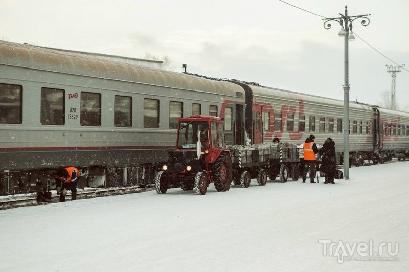 Путешествие на поезде по крайнему северу России / Россия