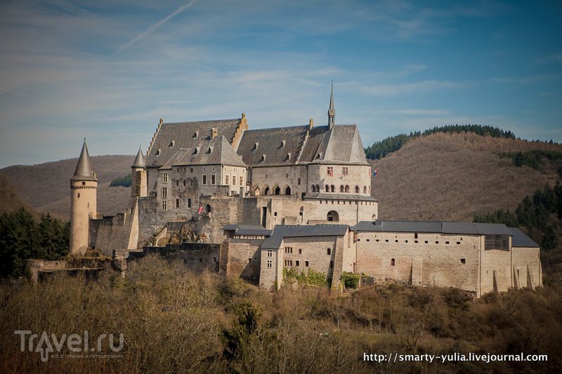 Люксембург: замок Вианден / Фото из Люксембурга