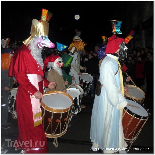 Масленичный карнавал в Базеле: ночной парад или  "утренняя шалость" / Швейцария