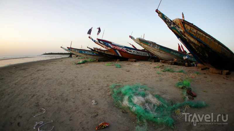 Рыбацкая деревня Cap Skirring, Атлантический океан, Сенегал / Сенегал
