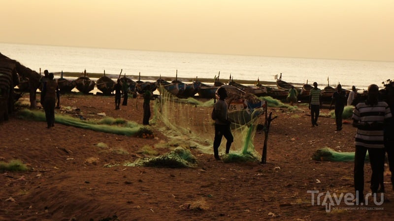 Рыбацкая деревня Cap Skirring, Атлантический океан, Сенегал / Сенегал