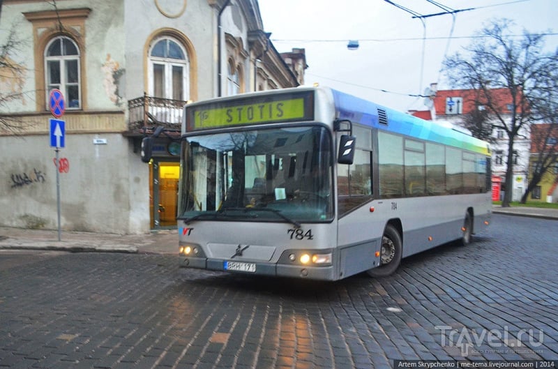 Литва: Вильнюс. Общественный транспорт / Литва