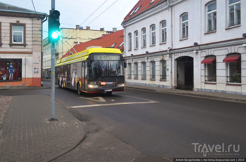 Литва: Вильнюс. Общественный транспорт / Литва